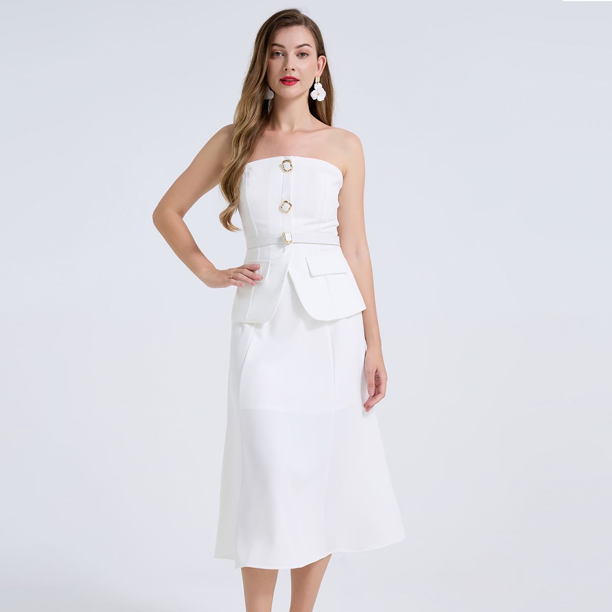 Women'S Formal Evening Wear Tops - 2 Piece Set Women Outfits Elegant