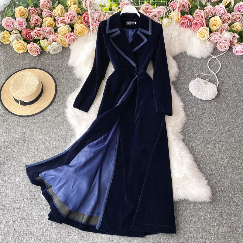 Trench Coat Formal - Mùa Thu Và Mùa Đông Nhung