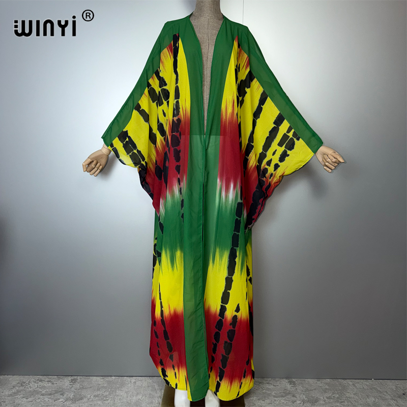 Young Women'S Formal Wear - WINYI Africa fashion print Kimonos loose