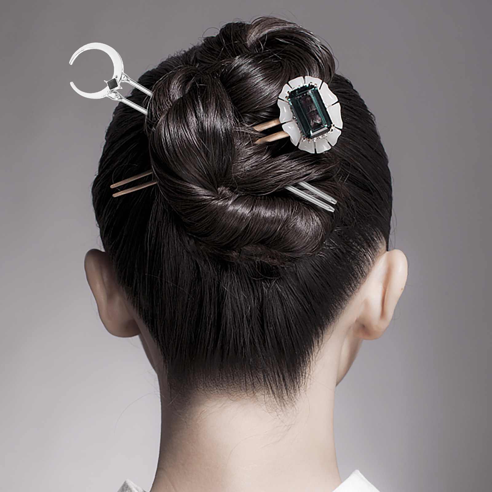 3Pcs Vintage Hair Bun Sticks M - đánh giá và giá Women Formal Wear Ideas
