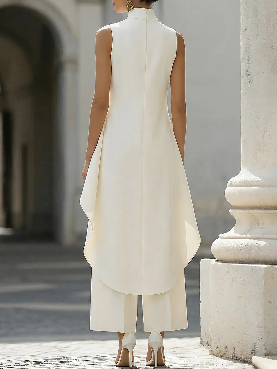 Women Stand Neck Sleeveless La - đánh giá và giá Women'S Formal Wear Pants