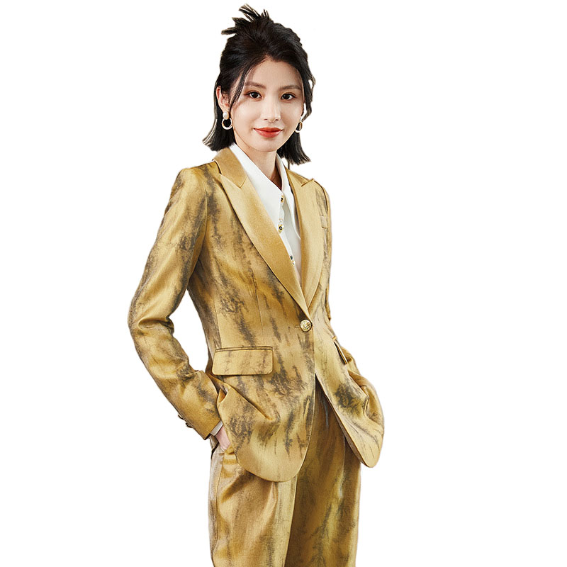 Women Golden Black Formal Pant - đánh giá và giá Women Formal Wear With Tie