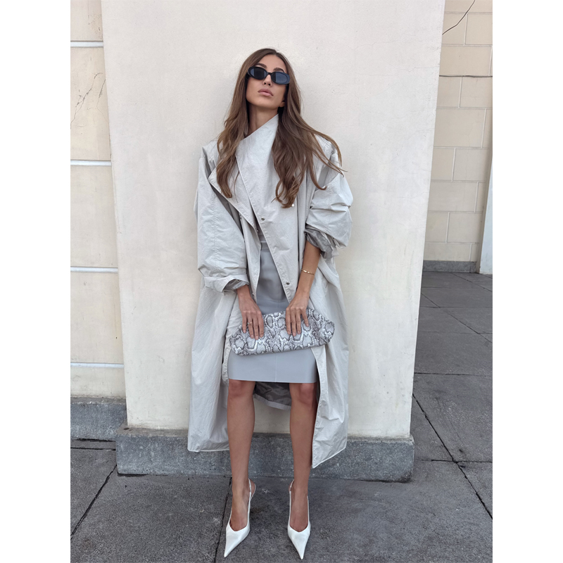 Women Casual Long Trench Coat  - đánh giá và giá Trench Coat Formal