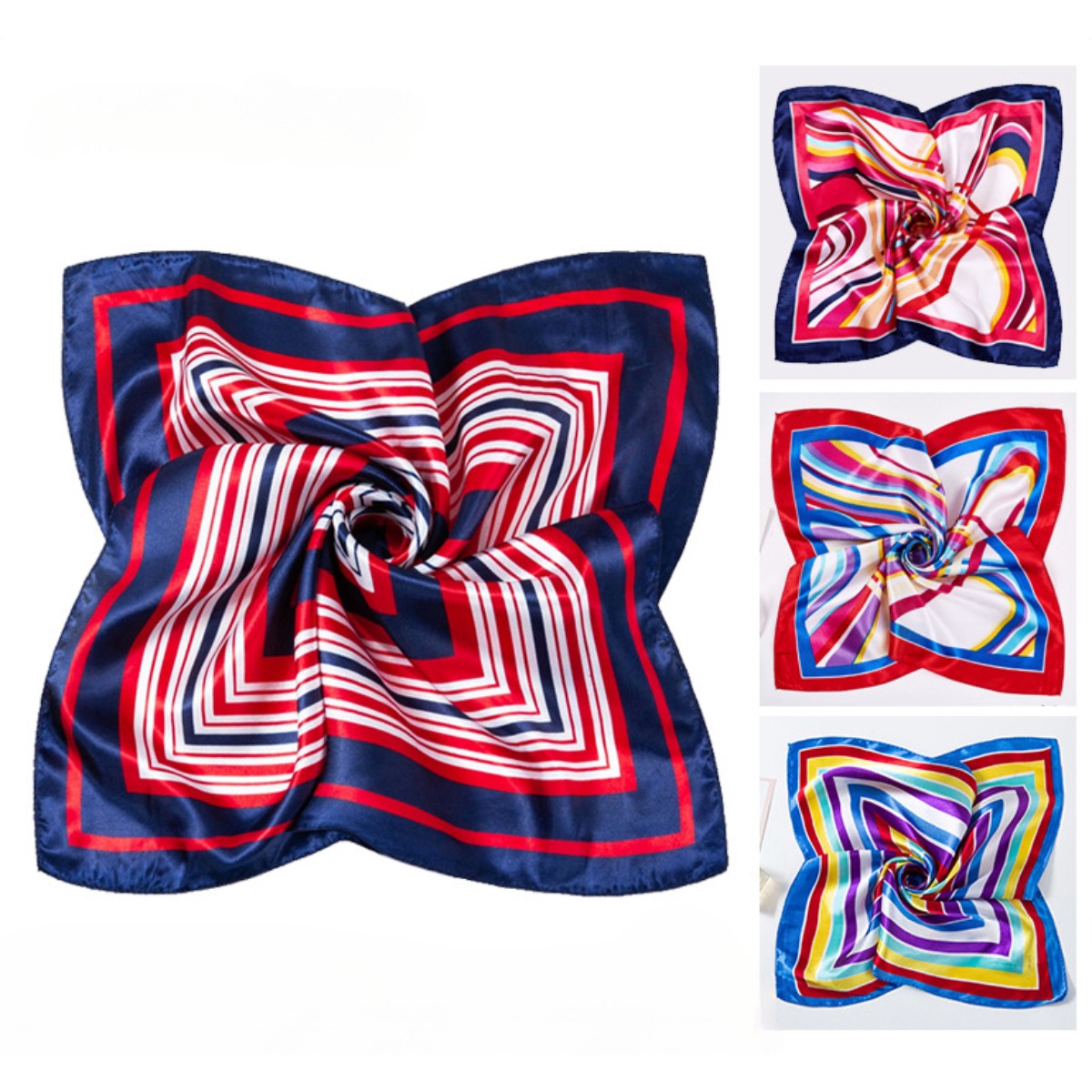 50*50cm Square Silk Scarves Sc - đánh giá và giá Scarf Silk Neck