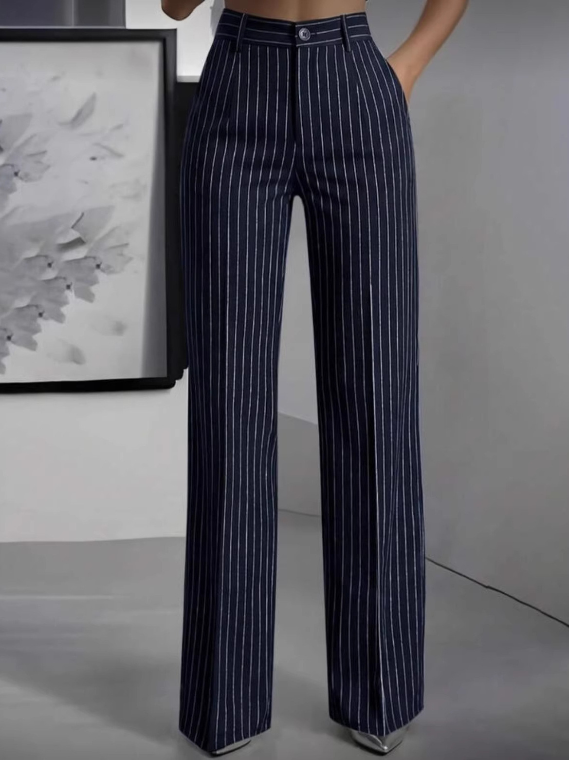 Elegant High Waist Straight Le - đánh giá và giá Women'S Formal Wear Pants