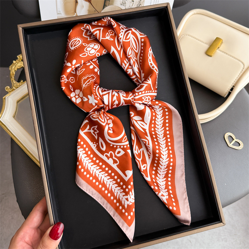 1Pc cashew print fashion silk  - đánh giá và giá Scarf Silk Neck