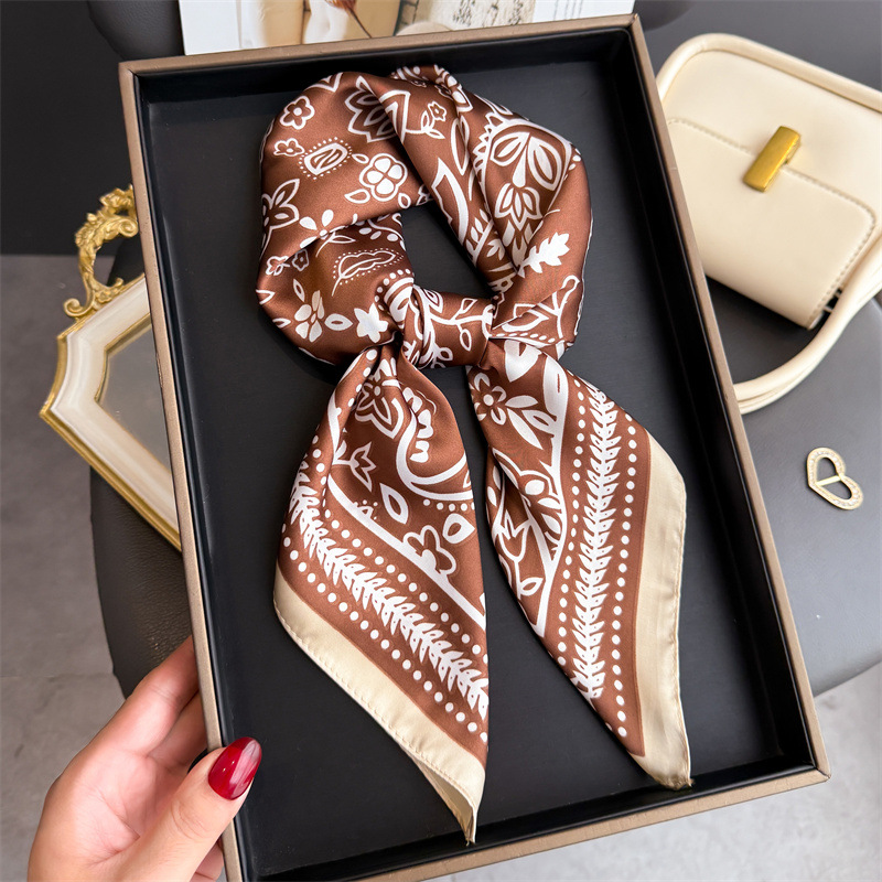 1Pc cashew print fashion silk  - đánh giá và giá Scarf Silk Neck