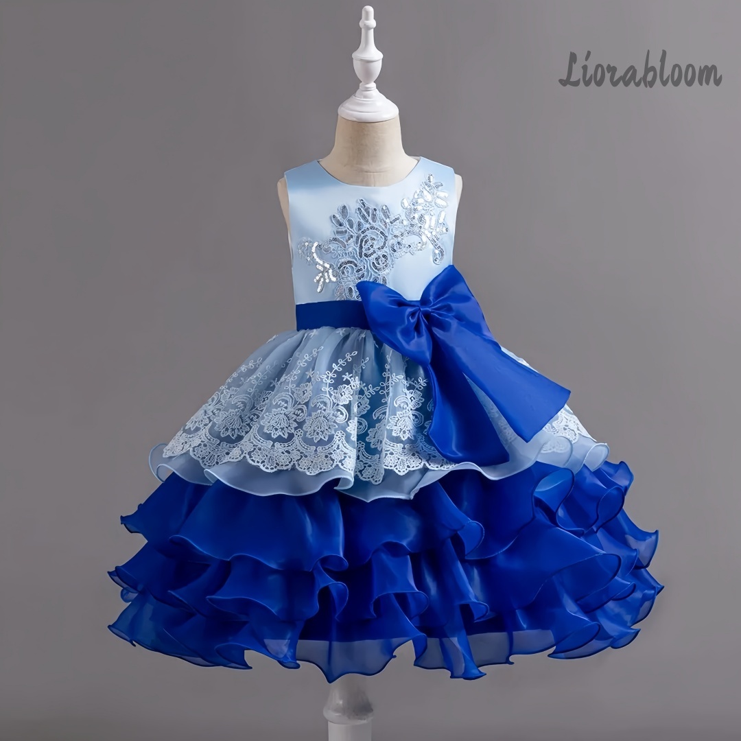 Girls' Dress With Large Bow Sl - đánh giá và giá Large Women'S Formal Wear