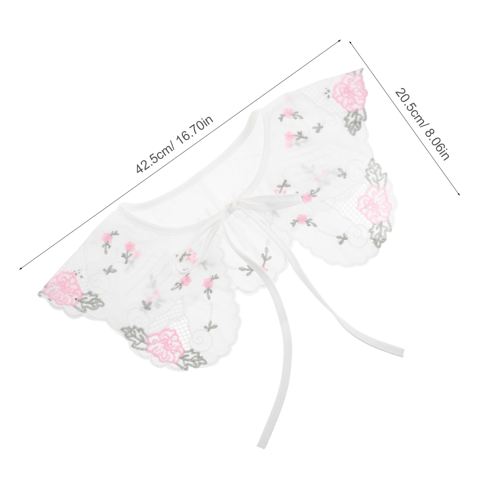Detachable Embroidered Fake Co - đánh giá và giá Large Women'S Formal Wear