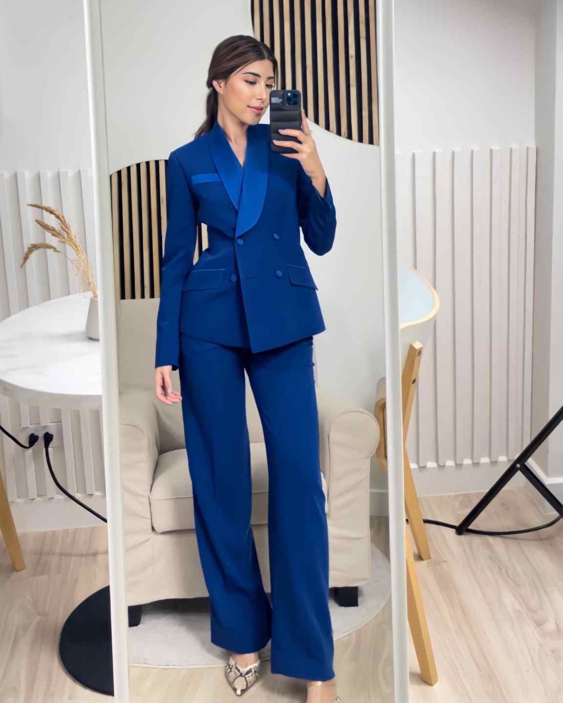 Royal Blue Women Jacket Sets C - đánh giá và giá Women Formal Wear With Tie