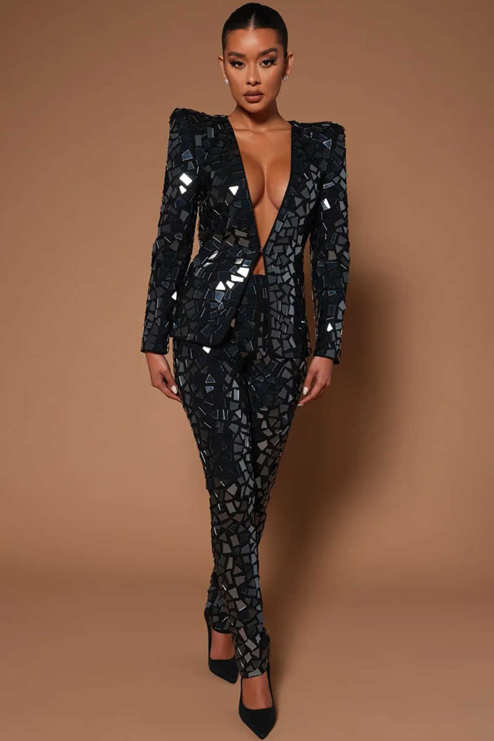 Designer Big Diamonds Women Pa - đánh giá và giá Women Formal Wear With Tie
