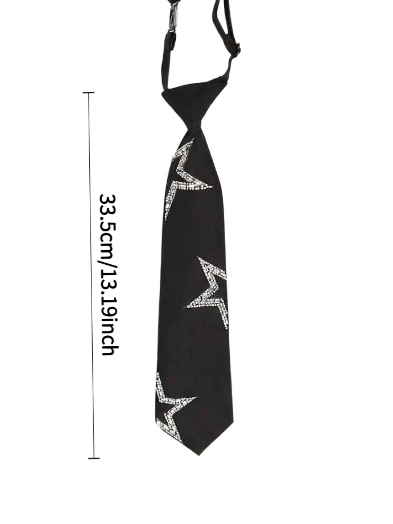 Pre-Tied Star Sequin Tie, Adju - đánh giá và giá Women Formal Wear With Tie
