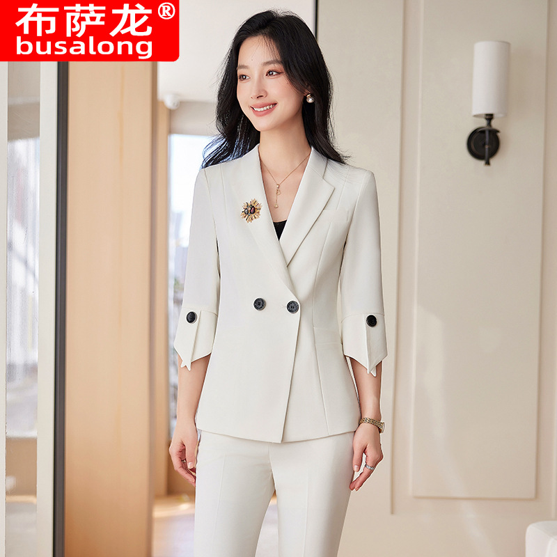 Spring Summer New Yellow Suit  - đánh giá và giá Women Formal Wear Shirts