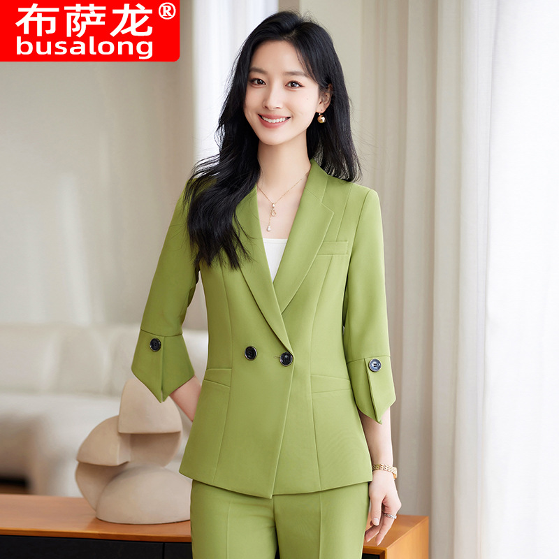 Spring Summer New Yellow Suit  - đánh giá và giá Women Formal Wear Shirts