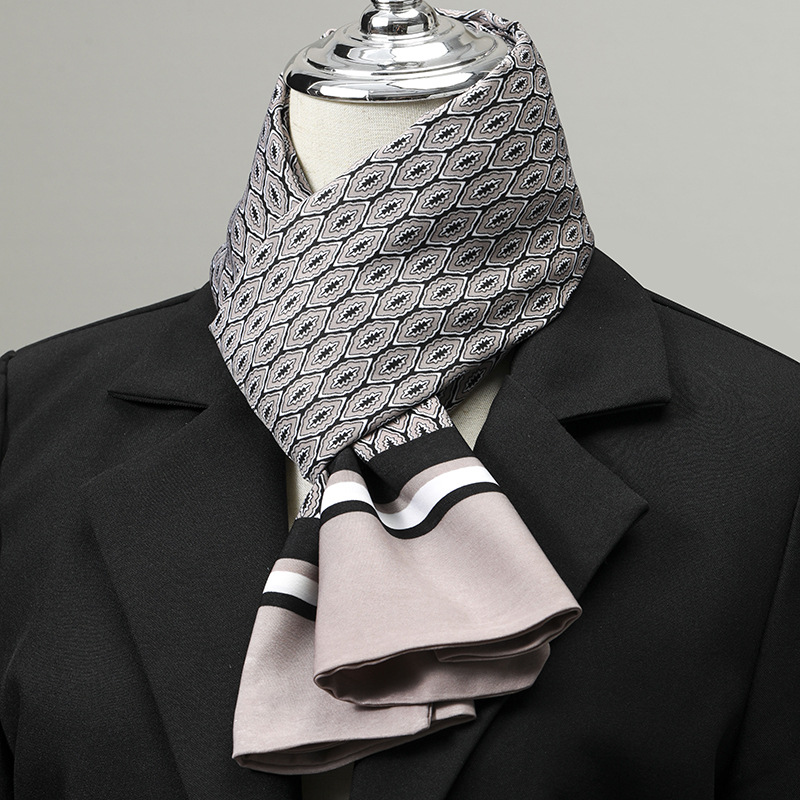 Men's Scarf Imitation Silk Nec - đánh giá và giá Scarf Silk Neck