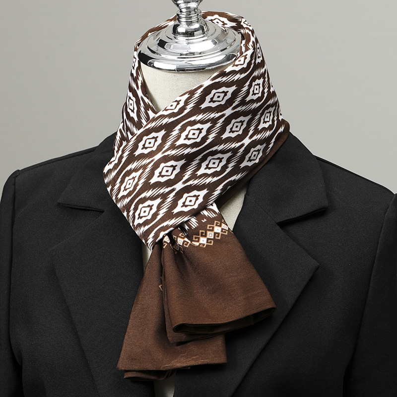 Men's Scarf Imitation Silk Nec - đánh giá và giá Scarf Silk Neck