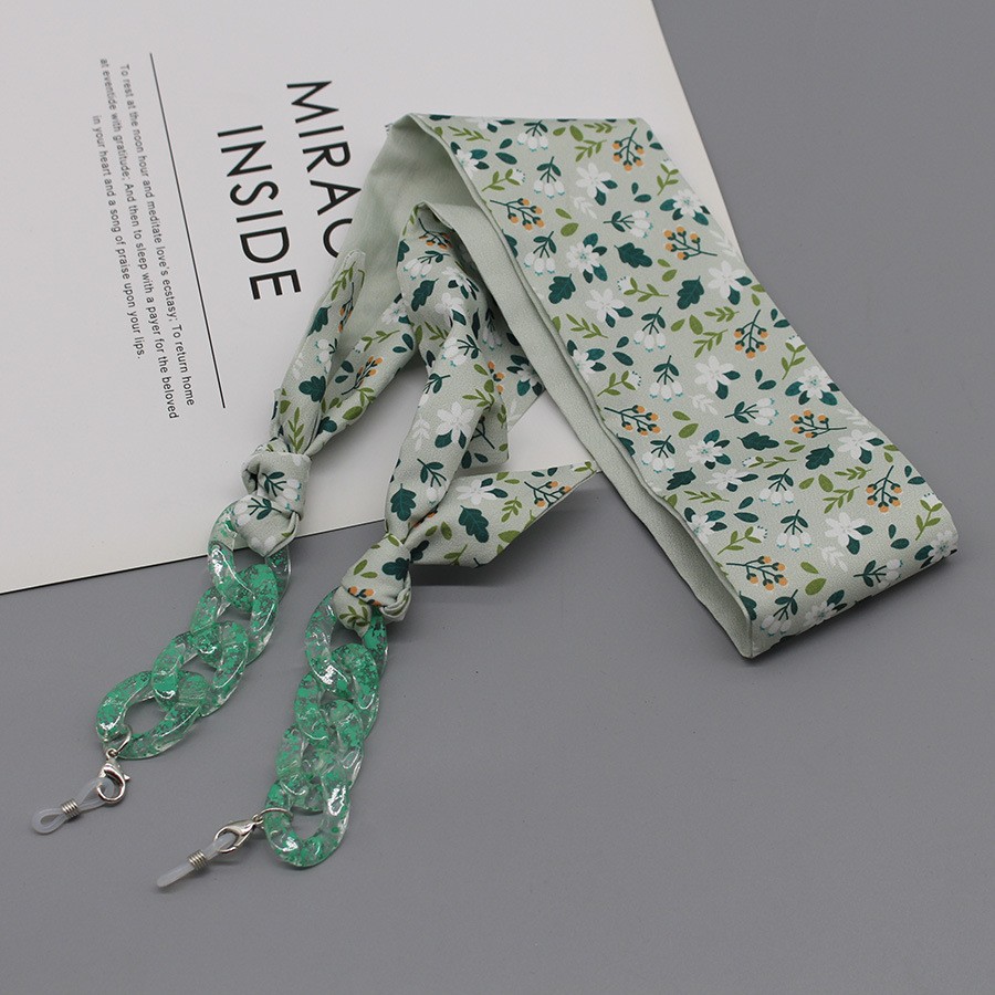 Bohemia Print Silk Scarf Glass - đánh giá và giá Scarf Silk Neck