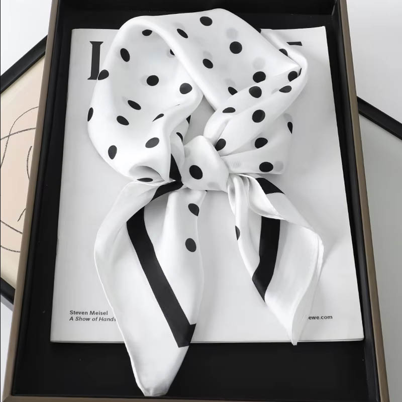 Luxury Lady Hair Dot Scarf Fem - đánh giá và giá Scarf Silk Neck