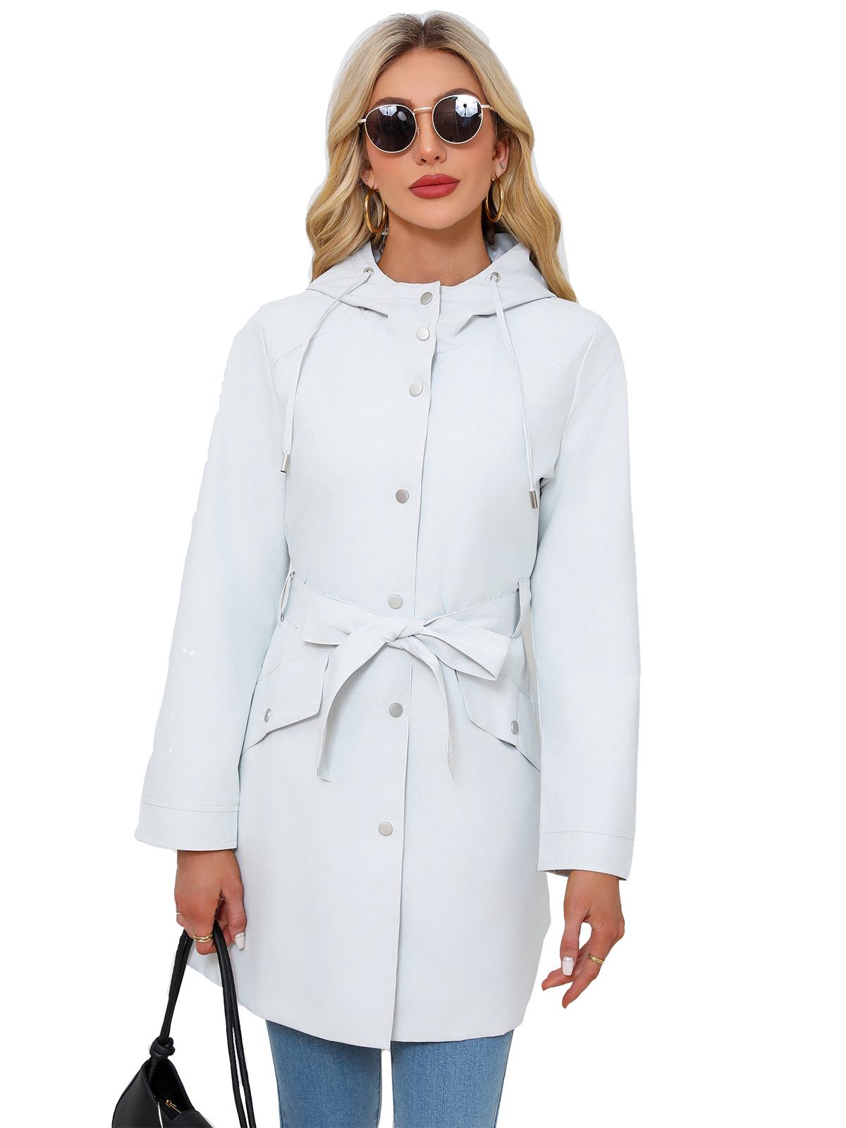 Spring Autumn New Hooded Water - đánh giá và giá Trench Coat Formal