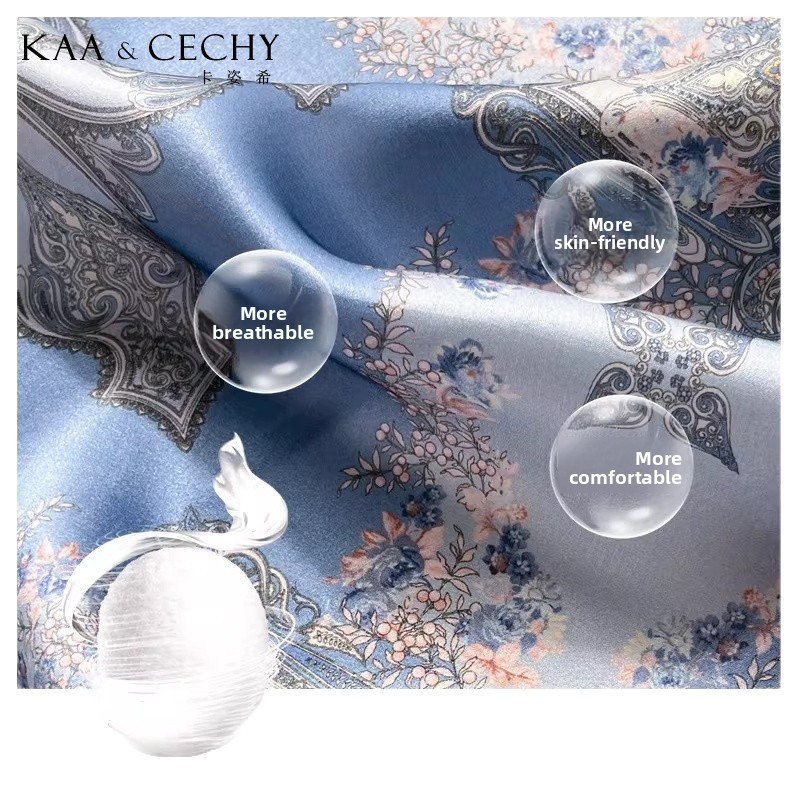 Baroque Floral 100% Mulberry S - đánh giá và giá Scarf Silk Neck