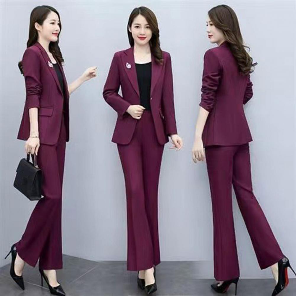 2 Pcs/Set Lady Formal Coat Pan - đánh giá và giá Women'S Formal Wear Pants