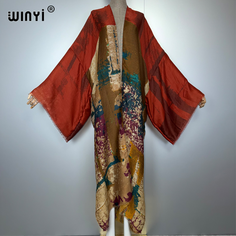 WINYI kimono Oil print cardiga - đánh giá và giá Young Women'S Formal Wear